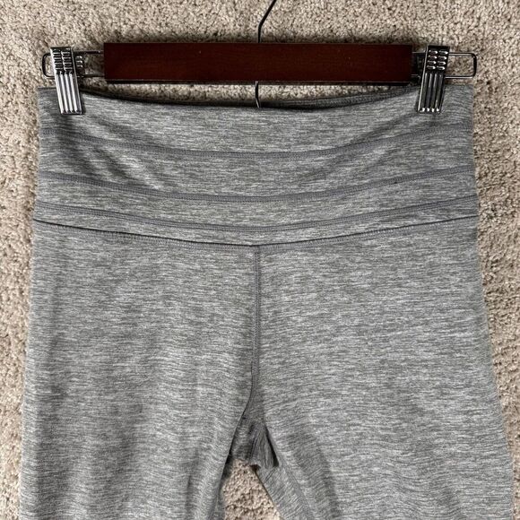 Free People Movement Swerve Lace Side Leggings Size Small Gray Heathered Yoga - Picture 3 of 14